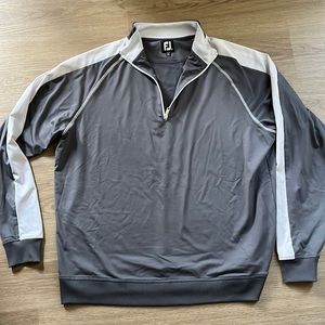 Foot Joy Golf Jacket grey with whit accent on sleeve